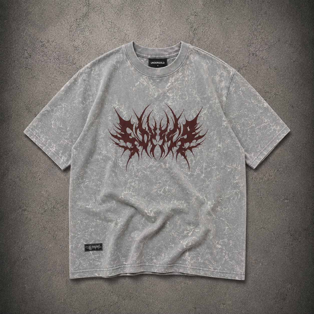 Camisa Acid Wash - Gris